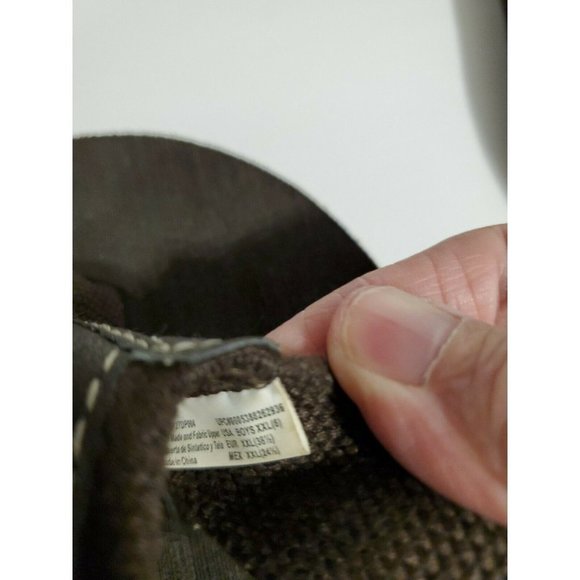 Boy Size XXL size 8  OP Flip Flops Thong Sandals Brown - Picture 6 of 6